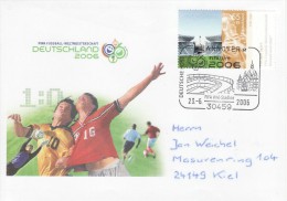 GERMANY 2006 FOOTBALL WORLD CUP GERMANY COVER WITH POSTMARK  / A 48/ - 2006 – Duitsland