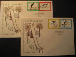 Berlin 1963 Ski Jumping Skiing Innsbruck Austria 1964 Olympics Olympic Games Germany Cover - Winter 1964: Innsbruck