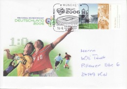 GERMANY 2006 FOOTBALL WORLD CUP GERMANY COVER WITH POSTMARK  / A 49/ - 2006 – Duitsland