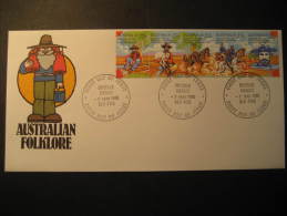 Brisbane Market 1980 Legend Waltzing Matilda Mythology Australia Cover - Mythology