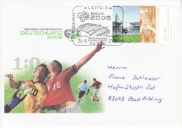 GERMANY 2006 FOOTBALL WORLD CUP GERMANY COVER WITH POSTMARK  / A 51/ - 2006 – Deutschland