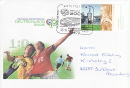 GERMANY 2006 FOOTBALL WORLD CUP GERMANY COVER WITH POSTMARK  / A 52/ - 2006 – Duitsland