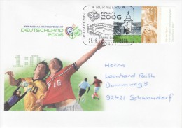 GERMANY 2006 FOOTBALL WORLD CUP GERMANY COVER WITH POSTMARK  / A 53/ - 2006 – Alemania