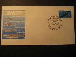 Canberra 1982 Humpback WHALE WHALES Australia Cover - Baleines