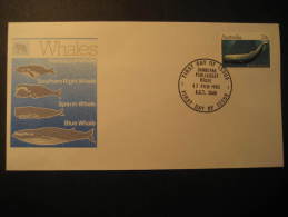 Canberra 1982 Sperm WHALE WHALES Australia Cover - Baleines