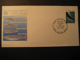 Canberra 1982 Southern Right WHALE WHALES Australia Cover - Baleines