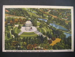 McKinley Mc Kinley Memorial Park System Canton Ohio 1954 To Toronto Ontario USA Post Card - Autres & Non Classés