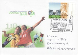 GERMANY 2006 FOOTBALL WORLD CUP GERMANY COVER WITH POSTMARK  / A 57/ - 2006 – Duitsland