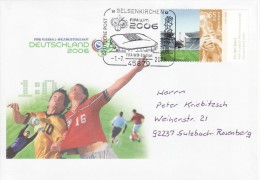 GERMANY 2006 FOOTBALL WORLD CUP GERMANY COVER WITH POSTMARK  / A 58/ - 2006 – Alemania