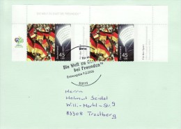 GERMANY 2006 FOOTBALL WORLD CUP GERMANY COVER WITH POSTMARK  / A 66/ - 2006 – Duitsland