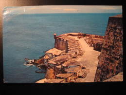 SAN JUAN Fortress San Felipe Del Morro PUERTO RICO USA ANTILLES Post Card - Puerto Rico