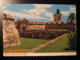 SAN JUAN Harbor Fortress San Felipe Del Morro PUERTO RICO USA ANTILLES Post Card - Puerto Rico