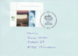GERMANY 2006 FOOTBALL WORLD CUP GERMANY COVER WITH POSTMARK  / A 68/ - 2006 – Deutschland