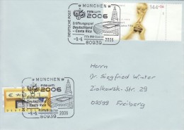 GERMANY 2006 FOOTBALL WORLD CUP GERMANY COVER WITH POSTMARK  / A 76/ - 2006 – Alemania