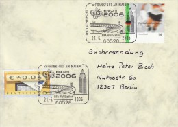 GERMANY 2006 FOOTBALL WORLD CUP GERMANY COVER WITH POSTMARK  / A 80/ - 2006 – Germania