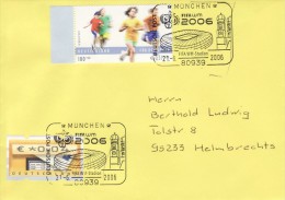 GERMANY 2006 FOOTBALL WORLD CUP GERMANY COVER WITH POSTMARK  / A 81/ - 2006 – Duitsland