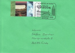 GERMANY 2006 FOOTBALL WORLD CUP GERMANY COVER WITH POSTMARK  / A 83/ - 2006 – Germania