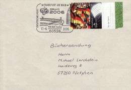 GERMANY 2006 FOOTBALL WORLD CUP GERMANY COVER WITH POSTMARK  / A 85/ - 2006 – Germany
