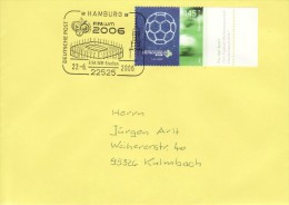 GERMANY 2006 FOOTBALL WORLD CUP GERMANY COVER WITH POSTMARK  / A 87 / - 2006 – Deutschland