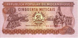 MOZAMBIQUE    50 Meticais    Daté Du 16-06-1986   Pick 129 B         ***** BILLET  NEUF  ***** - Mozambico