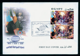 EGYPT / 2003 /  / WORLD TOURISM DAY / KHAN EL KHALILI / DMT / WTD / BTD / HANDCRAFTS / FDC - Covers & Documents