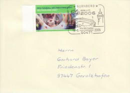 GERMANY 2006 FOOTBALL WORLD CUP GERMANY COVER WITH POSTMARK  / A 89 / - 2006 – Alemania