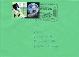 GERMANY 2006 FOOTBALL WORLD CUP GERMANY COVER WITH POSTMARK  / A 90 / - 2006 – Duitsland