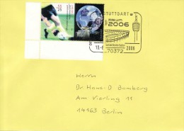 GERMANY 2006 FOOTBALL WORLD CUP GERMANY COVER WITH POSTMARK  / A 91 / - 2006 – Alemania