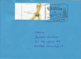 GERMANY 2006 FOOTBALL WORLD CUP GERMANY COVER WITH POSTMARK  / A 92 / - 2006 – Alemania