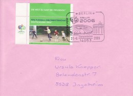 GERMANY 2006 FOOTBALL WORLD CUP GERMANY COVER WITH POSTMARK  / A 94 / - 2006 – Duitsland