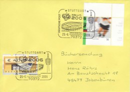 GERMANY 2006 FOOTBALL WORLD CUP GERMANY COVER WITH POSTMARK  / A 98 / - 2006 – Deutschland