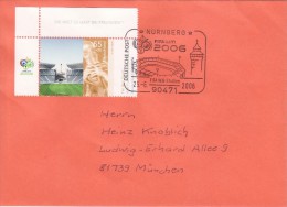 GERMANY 2006 FOOTBALL WORLD CUP GERMANY COVER WITH POSTMARK  / A 100 / - 2006 – Deutschland