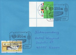 GERMANY 2006 FOOTBALL WORLD CUP GERMANY COVER WITH POSTMARK  / A 107 / - 2006 – Germany