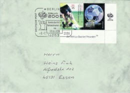 GERMANY 2006 FOOTBALL WORLD CUP GERMANY COVER WITH POSTMARK  / A 110 / - 2006 – Deutschland