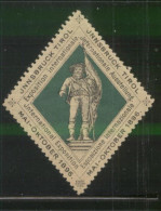 AUSTRIA 1896 INNSBRUCK ANDREAS HOFER INTERNATIONAL EDUCATION SPORTS EXPO ADVERTISING HM POSTER STAMP CINDERELLA - Unused Stamps