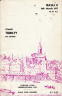 Classic Turkey On Cover Robson Lowe AC Paul Von Gunten 1977, 418 Lots 20 Pages, B/W Pictures, Hammerprice List - Brieven En Documenten