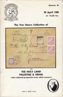 Holy Land Palestine Isreal, Van Doorn Collection, Christies 1980, 195 Lots 32 Pages, B/W Pictures, No Hammerprice List - Palestina