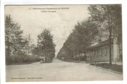 CPA FRESNES (Val De Marne) - Etablissement Pénitentiaire : L'allée Principale - Fresnes