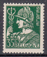 BELGIË - OBP -  1932 - Nr 340 - MH* - 1932 Cérès Et Mercure