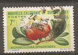 NOUVELLE-CALEDONIE -  Yv. N° 319  (o)  7f Fleurs   Cote  1,7 Euro  BE - Gebruikt