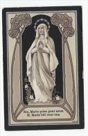 Décès Anne-Christine Wilhelmine JEURGEN Tongres 1828 - 1910 (Tongeren) - Ste Marie Priez Pour Nous - Andachtsbilder