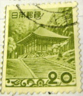 Japan 1952 Chuson Temple 20y - Used - Usati