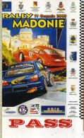 PASS RALLY MADONIE 2003  NUOVO - Altri & Non Classificati