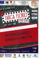 PASS FOTOGRAFO RALLY TARGA FLORIO IRC SERIES 2012   NUOVO - Otros & Sin Clasificación