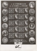 Feuillet Noir & Blanc - COB 4095 - Les 12 Signes Du Zodiaque (**) - B&W Sheetlets, Courtesu Of The Post  [ZN & GC]