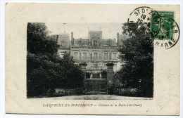 CPA   51   : ST REMY EN BOUZEMONT   Château De La Motte  1918  A   VOIR   !!!! - Saint Remy En Bouzemont