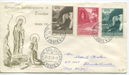 1958 Cover  From Roma To Elisabethville ( Congo) -  VERY NICE  !! See Scan - Entiers Postaux