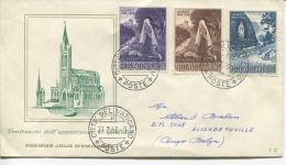 1958 Cover  From Roma To Elisabethville ( Congo) -  VERY NICE  !! See Scan - Enteros Postales