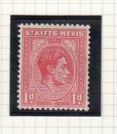 KING GEORGE VI - 1938 - St.Christopher-Nevis-Anguilla (...-1980)