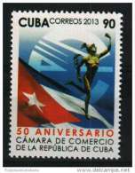 2013.1 CUBA 2013 MNH 50 ANIV CAMARA DE COMERCIO DE CUBA. COMERCE HERMES MERCURY FLAG - Collections, Lots & Series